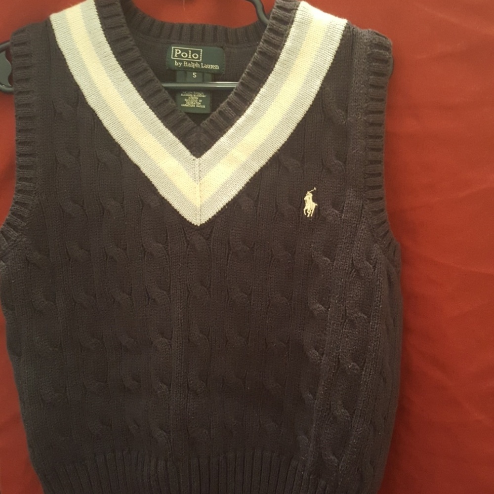 Boys (toddler) Polo Varsity Vest